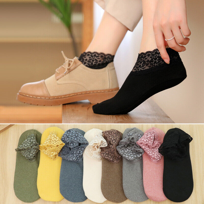 (Pack of 1)Charm and Warmth Low Cut Lace Ladies Socks For Winter Premium Wool Blend Low Cut Socks for Women Fashionable Ladies Socks Fancy Collection Elegant And Warmth Ladies Socks For Winter Chic Comfort Ladies Socks Fancy Elegance Socks