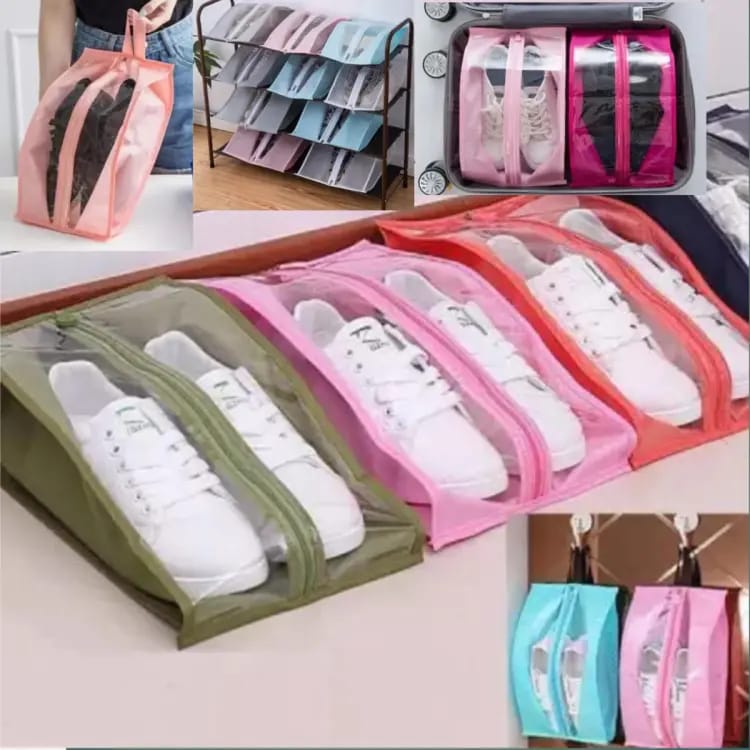 Pack Of 10 Shoe Organizer Travel Shoes Organizer Storage Bag High Quality