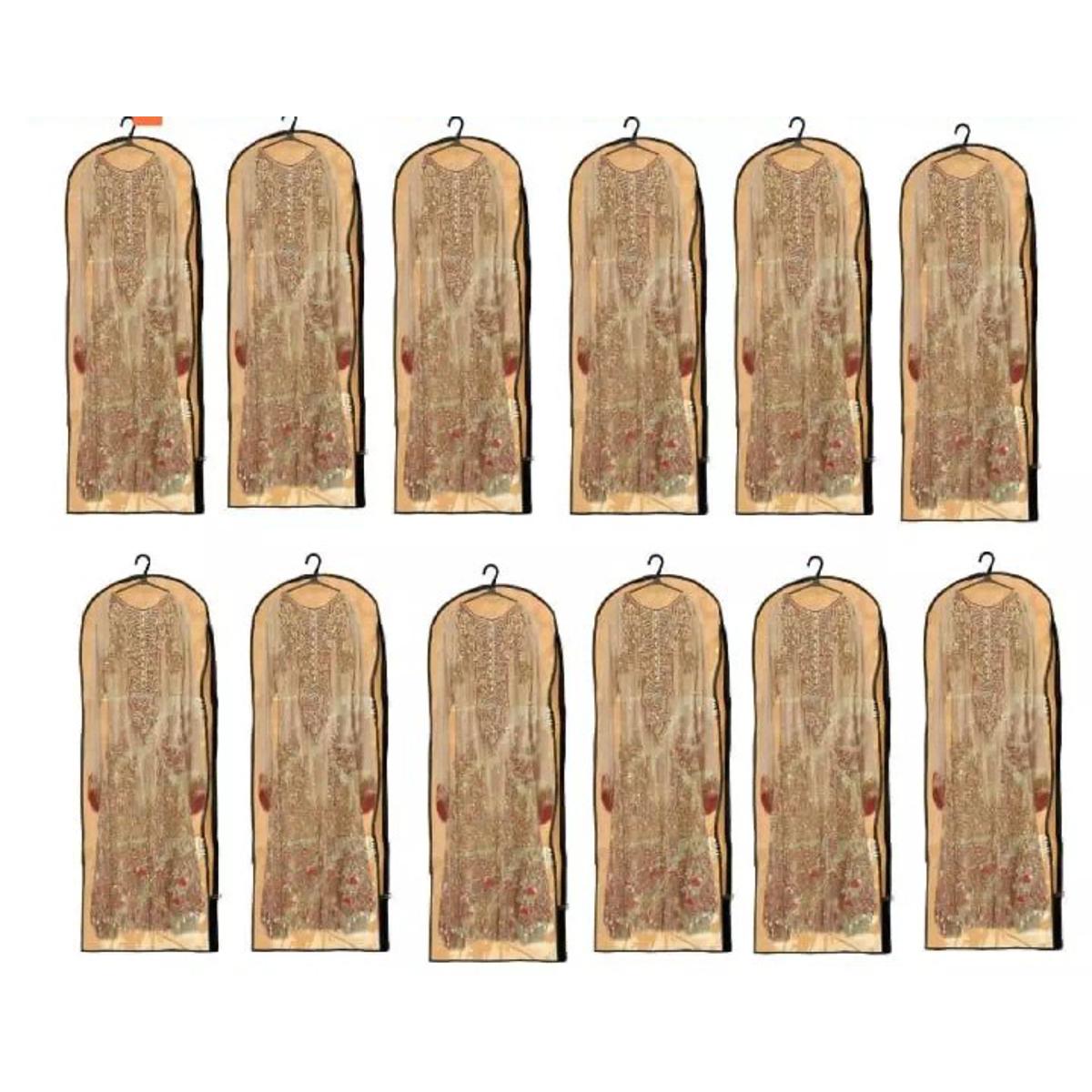 Pack Of 7 - Buy 6 & Get 1 Free New Home Clothes Garment Cover Case Dustproof For Cloth / Dress Coat / Suit Clothing Protector Bags