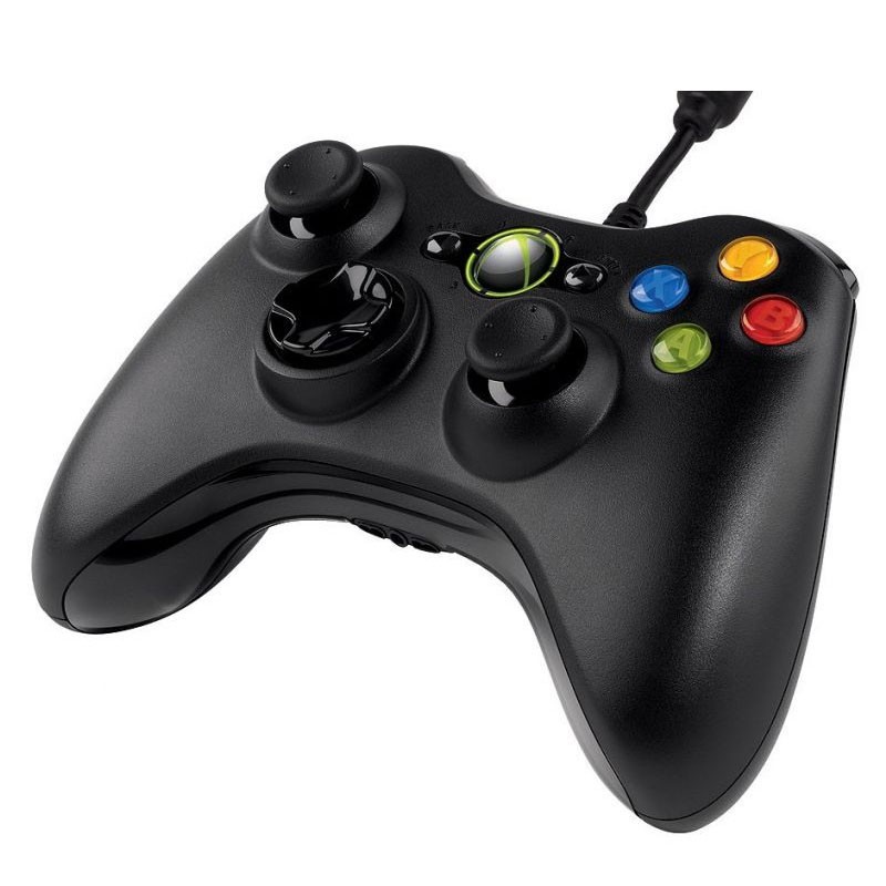Wired & Wireless Xbox Controller - PC / PS4 / Xbox 360 Controller Wireless Joystick - Microsoft Joystick Xbox 360 With Vibration - Controller For Android, Laptop, PC & Xbox - White & Black