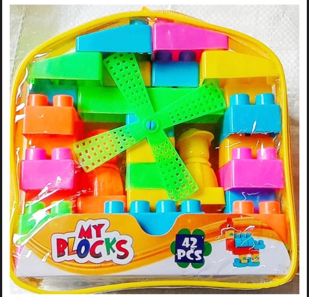 Building Blocks for Kids Big Size and Small Size High Quality Imported  for Kids Early Learning Toys & Creative Model Playing Building Block Toy (set of 50, set of 100, set of 200)
