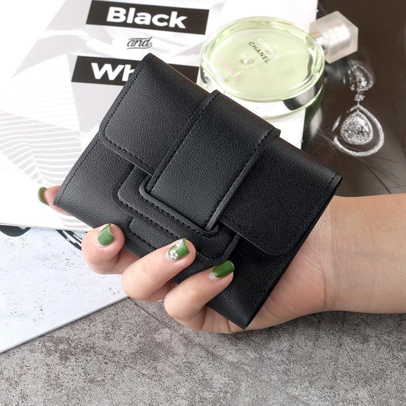 Short Women Wallets Small Slim Luxury Wallet New Fashion Pu Leather Female Purse Designer Money Bag Card Holder, wallets For Girls