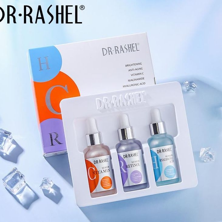 DR RASHEL Complete Facial Serum Set 3 Pack 30ml x 3 DRL-1616 | Daraz.pk