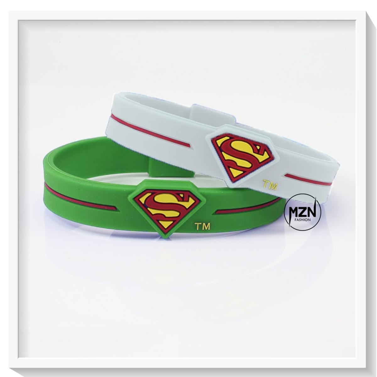 Fine Quality Superman Logo Silicon Wrist Band For Boys