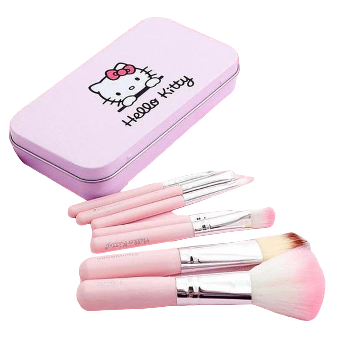 Cute Hello  7pcs Professional Makeup Foundation Powder Eye shadow Brushes Set