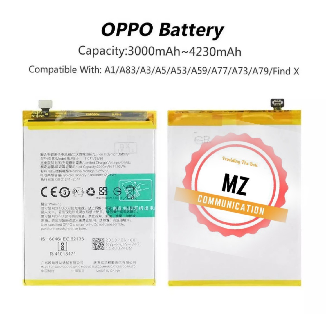 oppo a1s battery