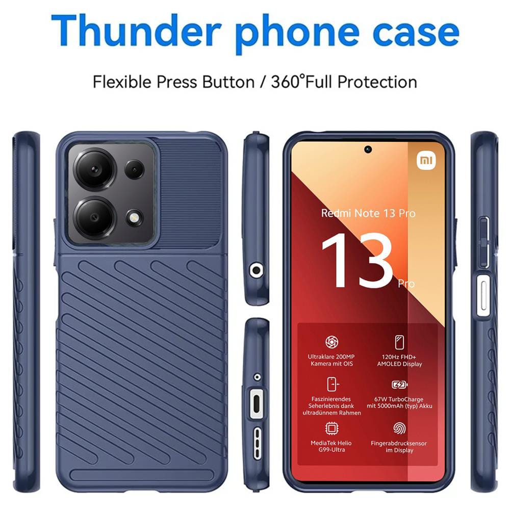 Redmi Note 13 Pro 4G Mobile Phone Case Multi Color Camera protection Soft MAtte Tpu Case Silicone Ultra Thin Back Cover