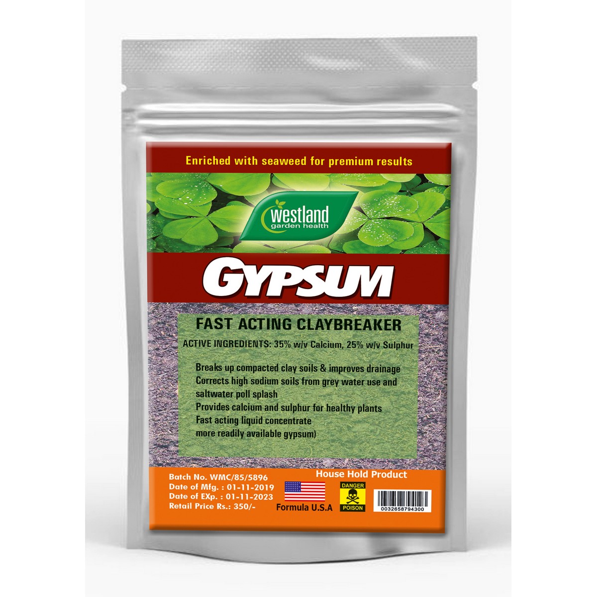 Gypsum Fertilizer For Plants Gypsum Powder For Gardening (Imported