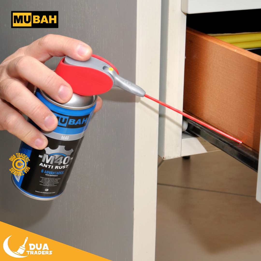 MUBAH M40 High-Quality Anti-Rust and Lubricant Spray - Metal Protection Solution