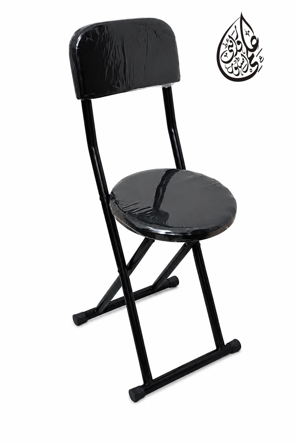 Padded Folding Stool Chair with Backrest  Portable Collapsible Performer Seat  Lightweight Travel Chair for Piano, Keyboard, Guitar, Drum, Office, Home, Outdoor  Compact Durable Musician & Gaming Stool