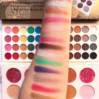 eyeshadow plus blush on