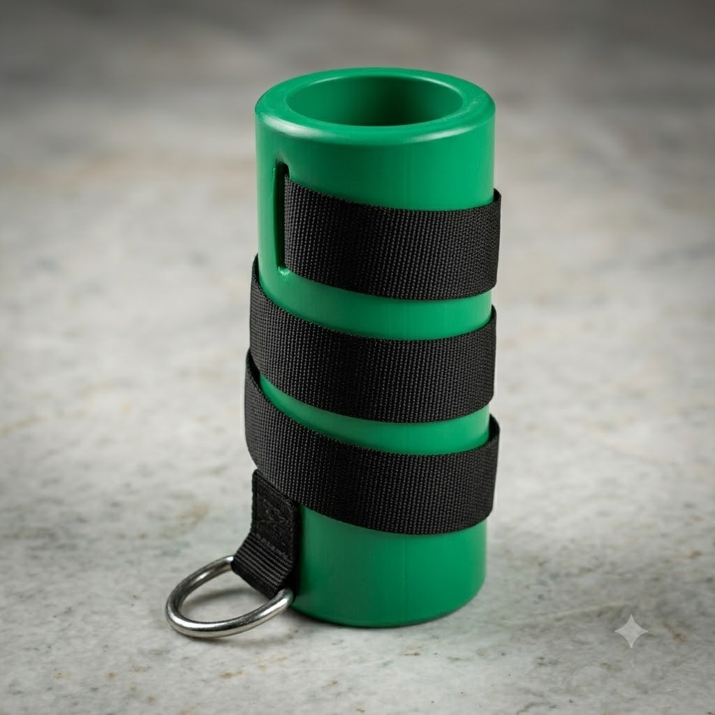Arm Wrestling Multispinner – Extra Thick PVC & Heavy Duty Webbing Strap for Finger, Wrist, and Forearm Strength Training