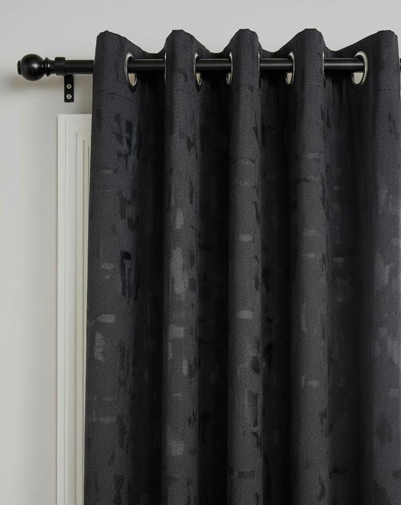 Plain Texture Curtains Ready Made For Your Bedroom (1 pc )