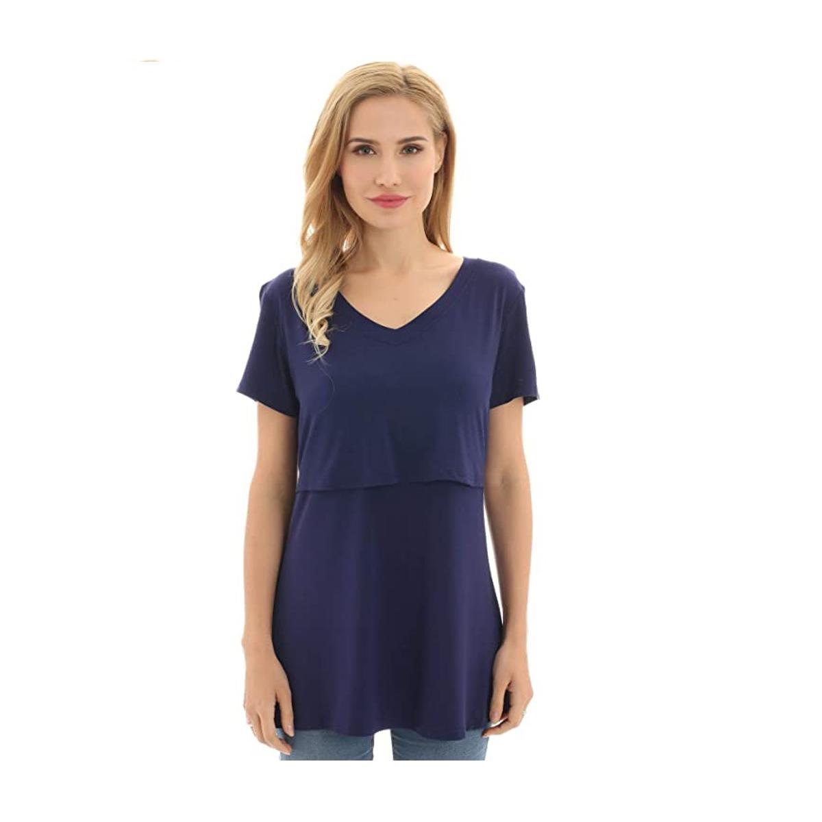 Nursing T shirt for Women Maternity TShirt, Nursing Tee Shirt Breast feeding Shirt for women, Top for women