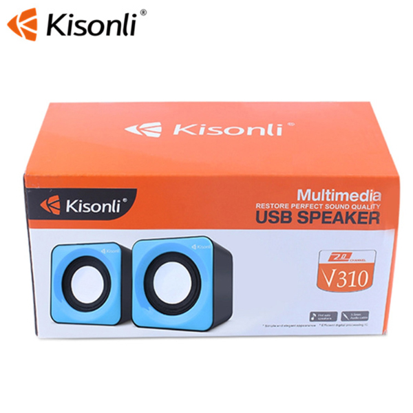 Kinsoli 310 mPortable Mini USB Music Speaker Sound Boxes For Laptop Computer
