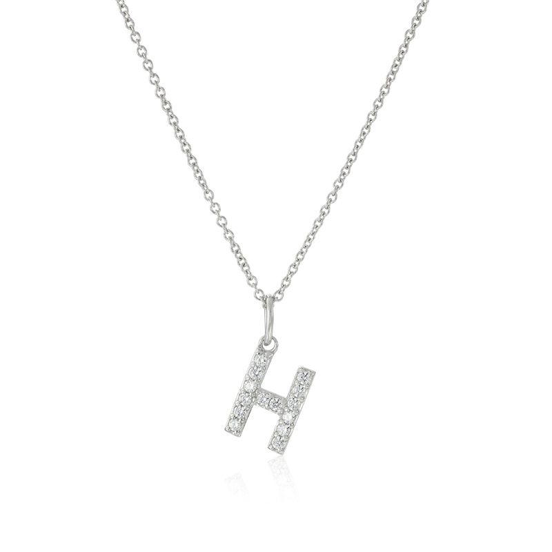 Silver Stainless Steel Alphabet Necklace/Locket/Pendants for Girls & Women with Chain - A to Z Your Name Alphabets