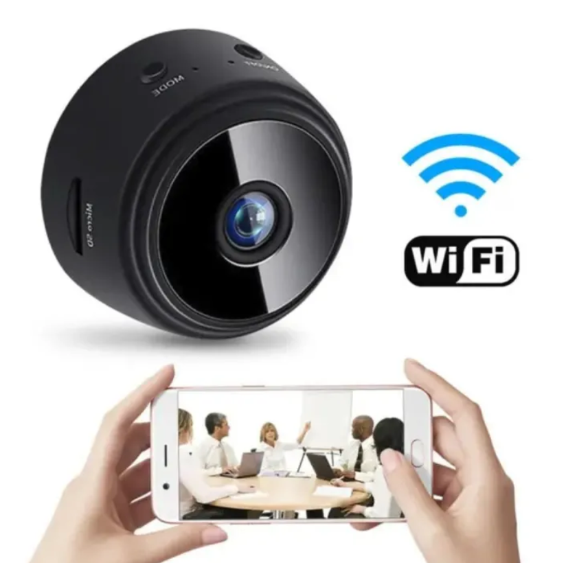 A9 Wifi Mini Camera 1080HD - Wireless Wifi Mini Camera | Wireless Camera Monitoring HD Camera Mini Smart Camera - A9 Camera Mini CCTV WDR Sensor Mini Wifi IP Camera with Day and Night Vision - Security Camera for Home with Mobile Supported Application