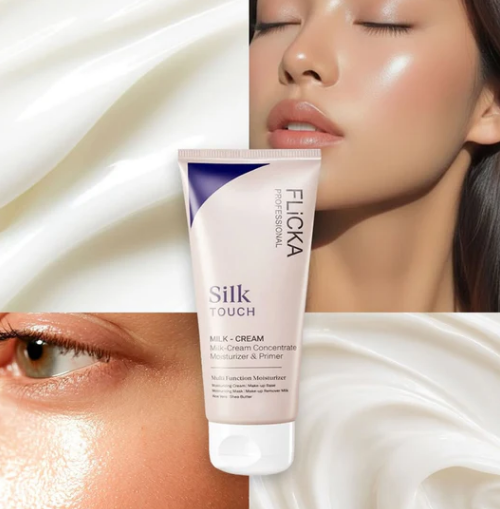 FV Foundation + Flicka Silk Touch Milk Cream Deal | Smooth Finish Makeup & Hydrating Whitening Cream Combo