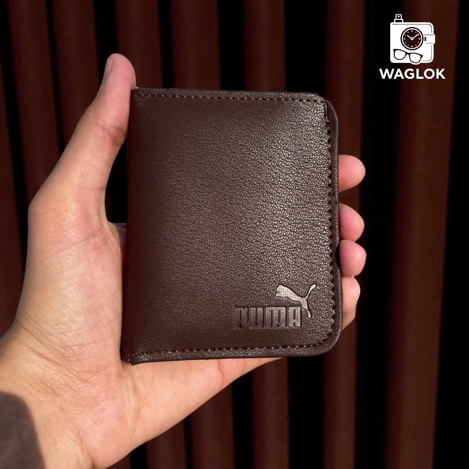 Fashion Slim Wallet, Poma Soft Leather Card Holder, Best Quality Purse For Cash & Cards - 6 Card Slots, 1 Cash Pocket & 1 Window Card Slot
