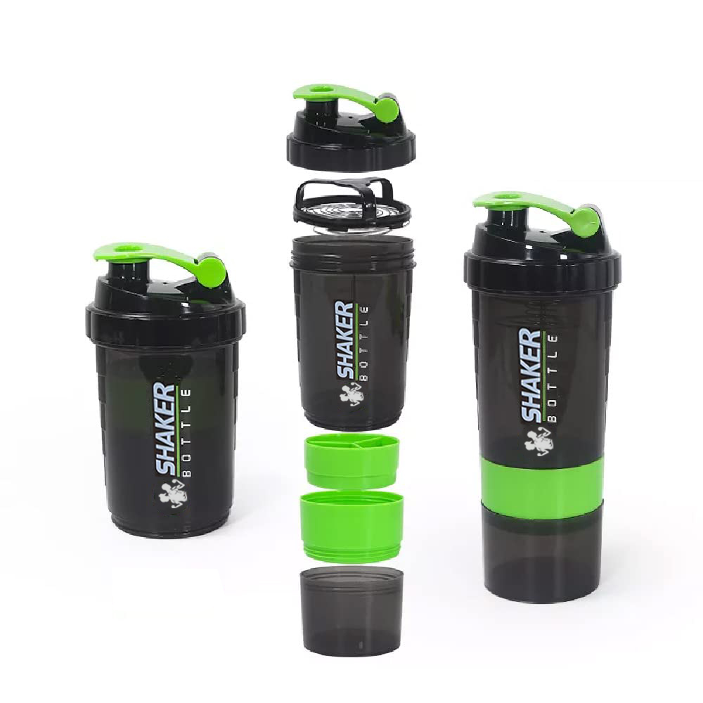 (SNK FITNESS) BOTTLE PROTEIN & MULTI PURPOSE SHAKER WITH 2GO SOLUTION Strauss Shaker Bottle 500ml