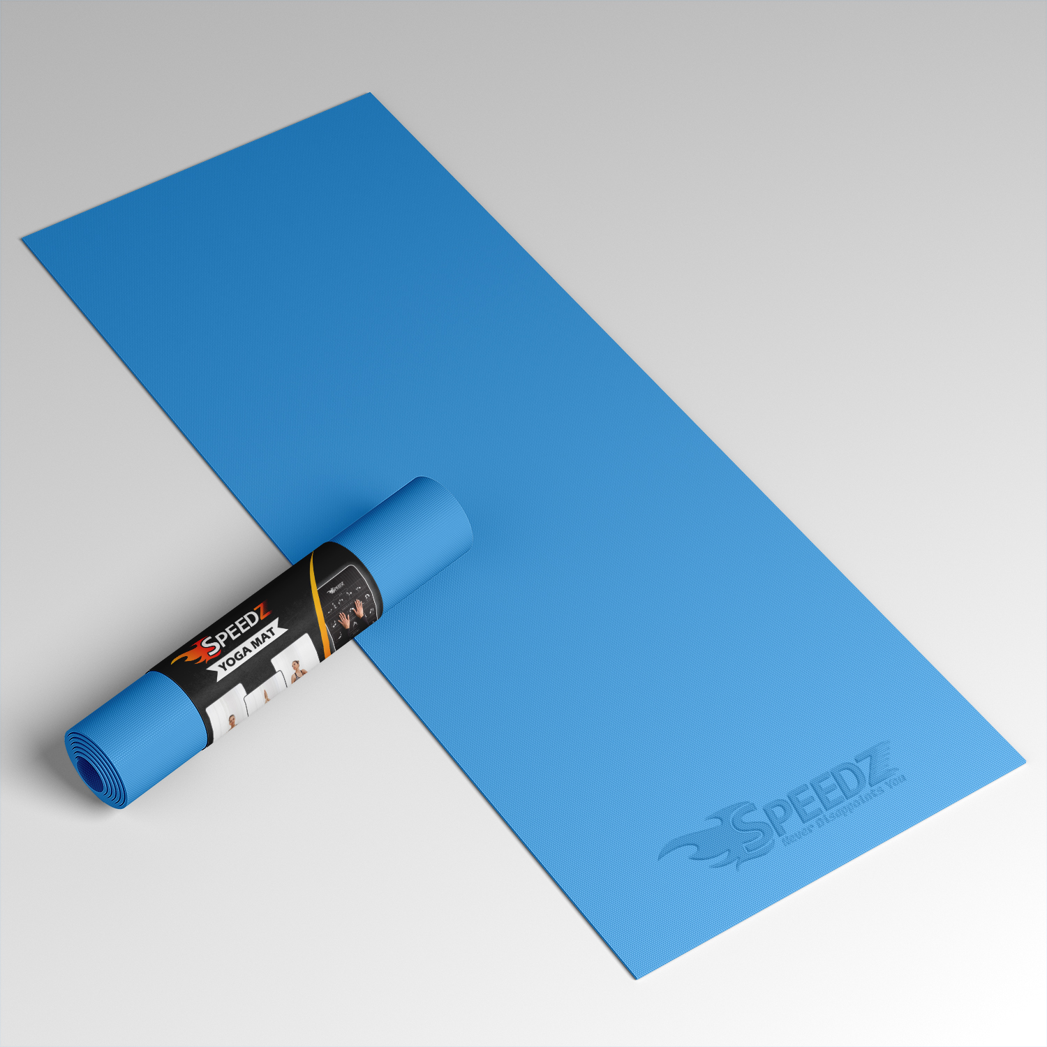 4mm Yoga Mat for Men & Women - Anti Slip - Speedz