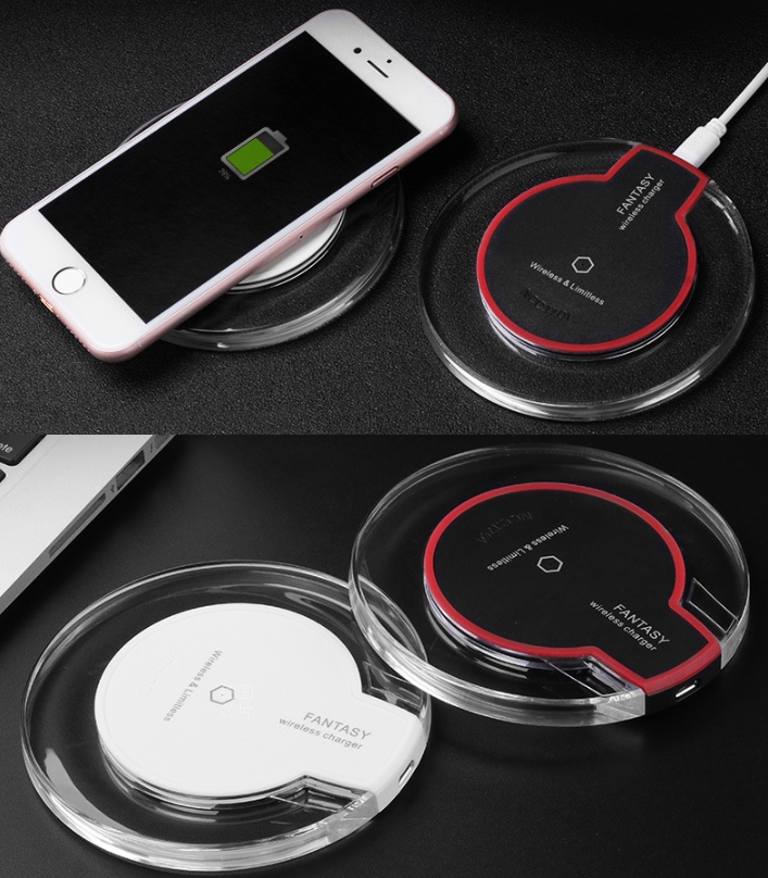 Wireless Charger Pad Quick Charging Dock for Qi-Enabled Mobile Phones