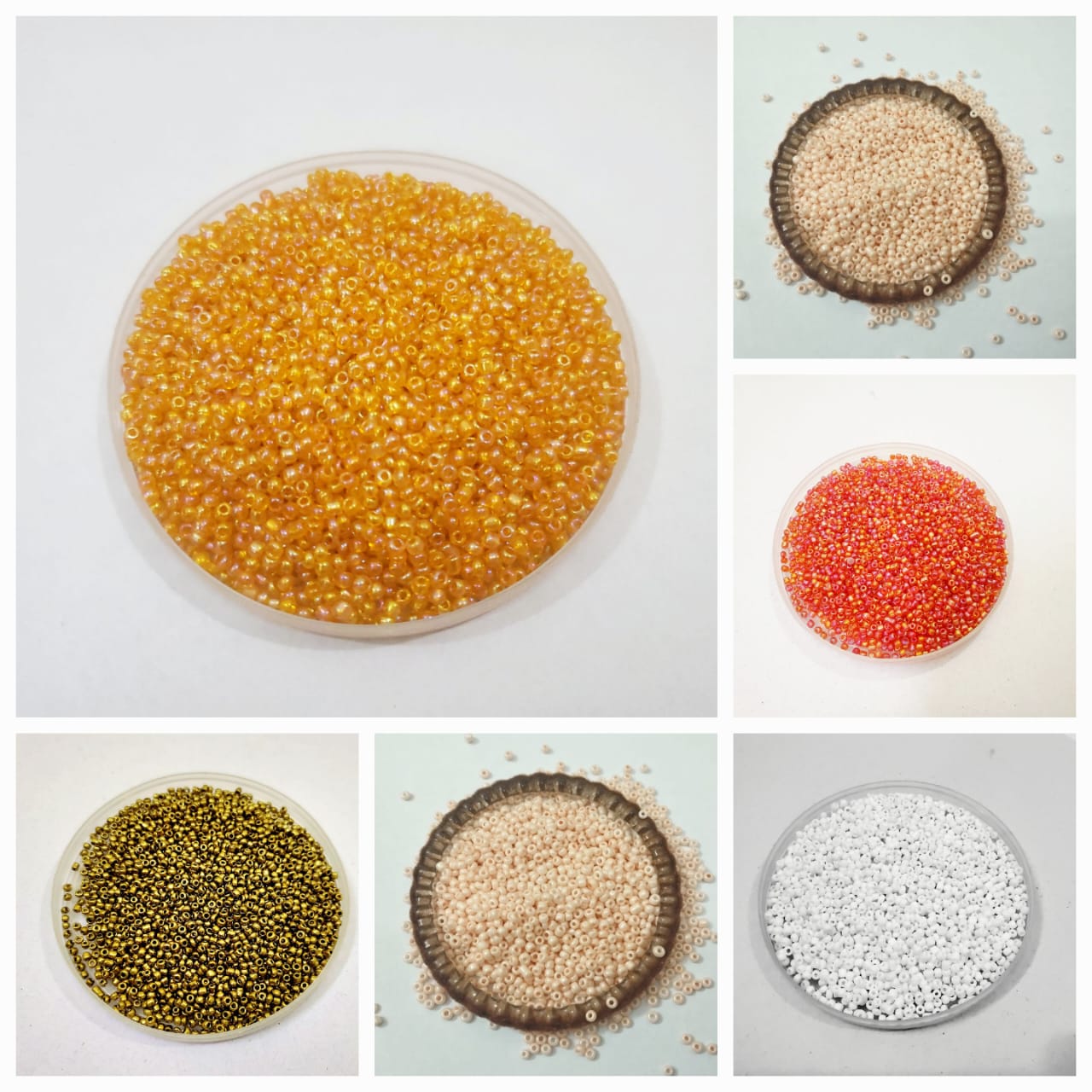 2 Tola Round Beads, Glass Various Colors, Pony Bead Jewelry, DIY Craftsmanship 2mm