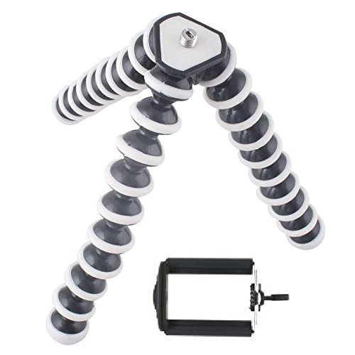 Portable Flexible MEDIUM 10inch Octopus Stand Gorilla tripod Z-02 for Digital Cameras, Mobiles & DSLR With mobile Holder