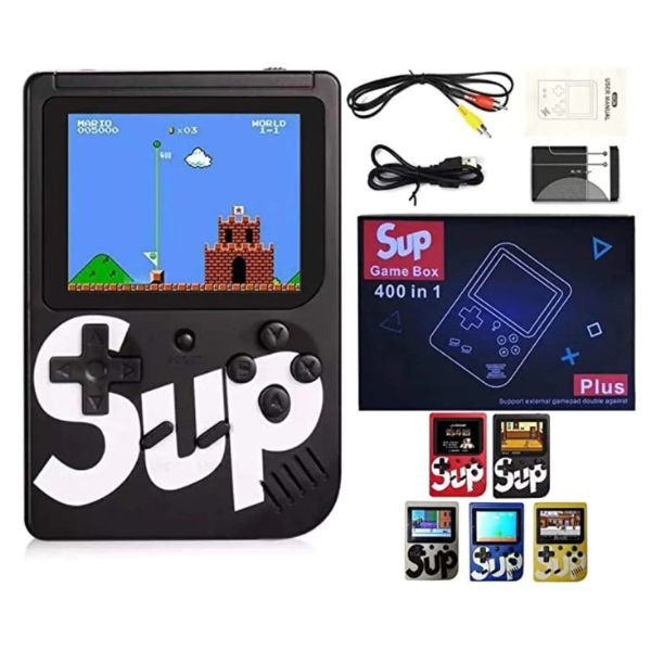 SUP Game Box Plus Console With Controller 400 in 1 Retro Video Games For Kids Handheld Game PAD Gamebox Connects with LCD / TV
