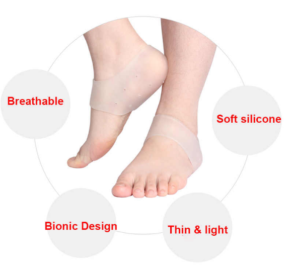 New Silicone Foot Protection Sock Set Anti-Crack Socks