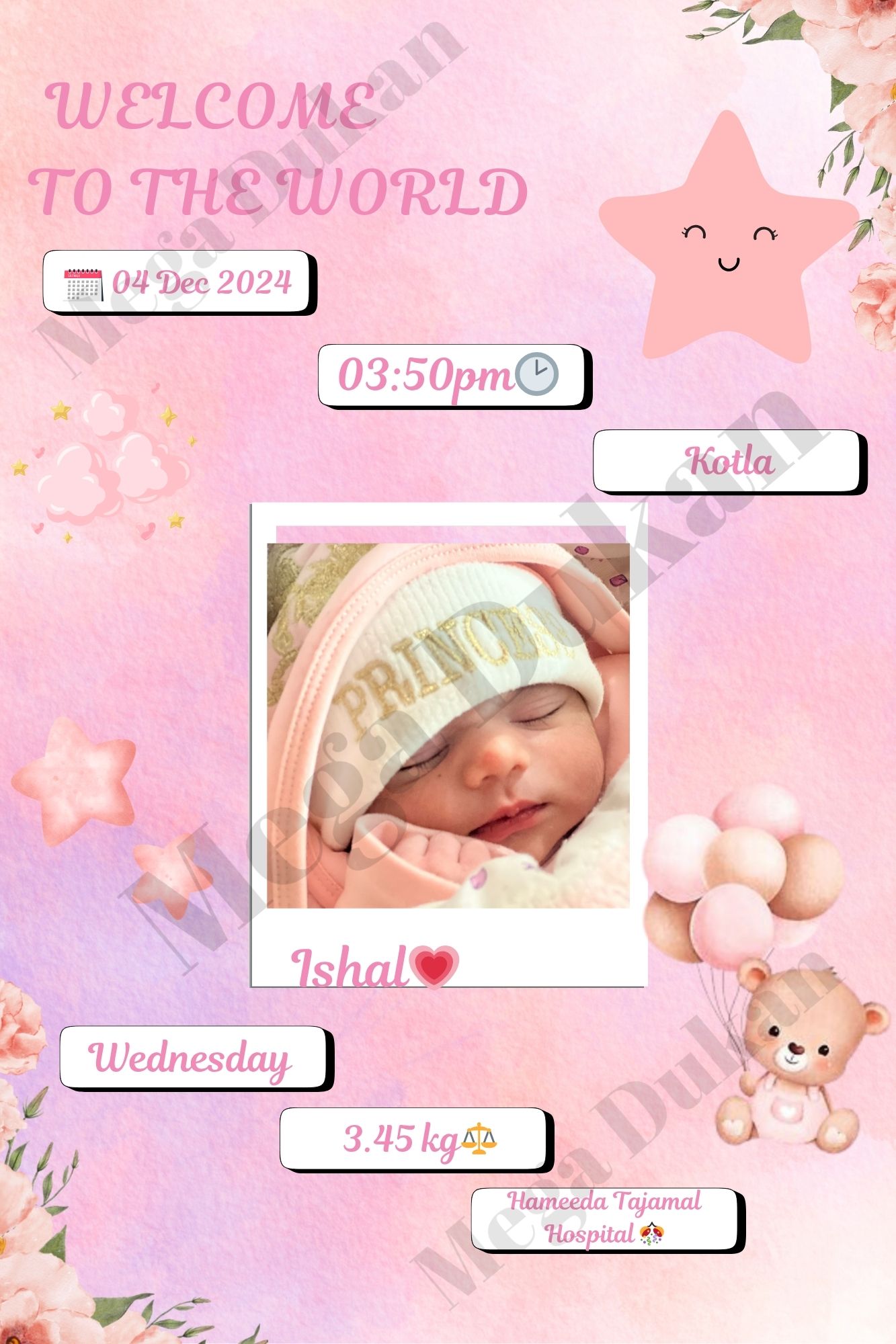 New Born Baby boy & new born Baby girl customize frame , customize gift for baby , Customize Frame with Black Frame, with Free shipping custom Frame