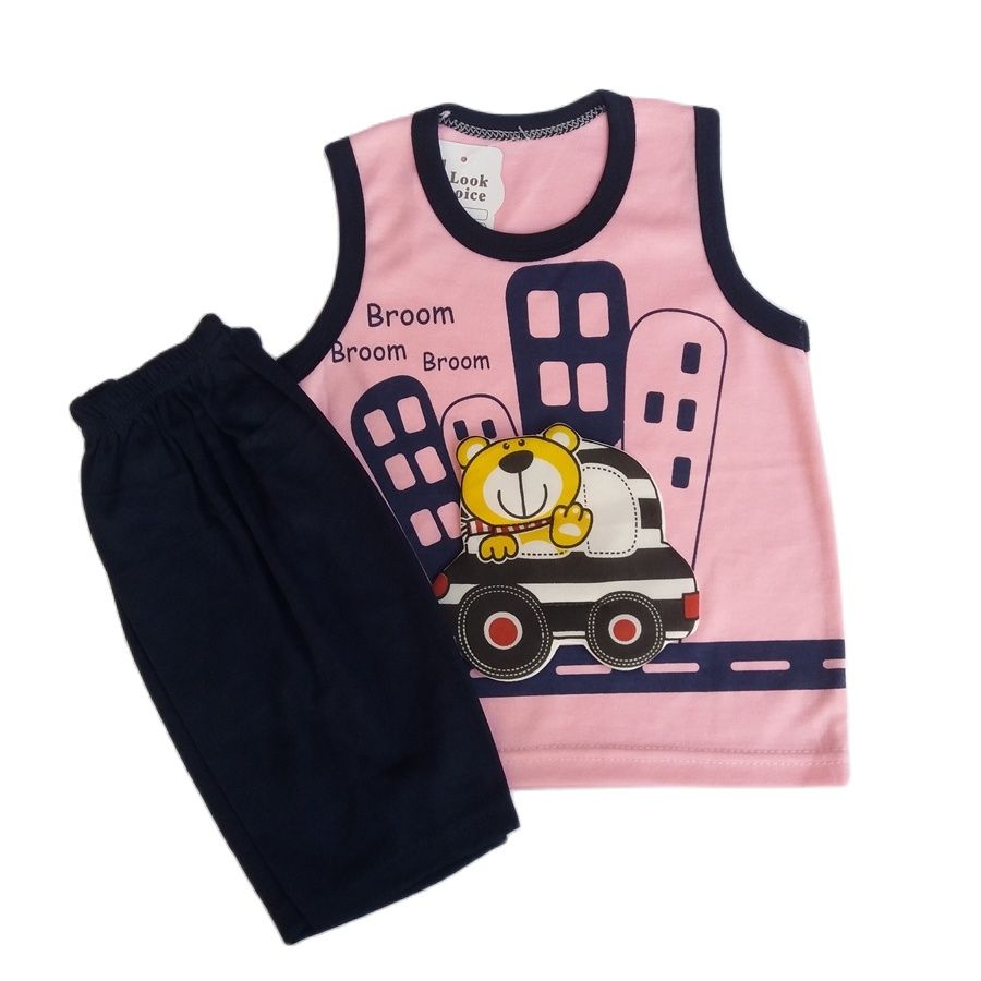 U Neck Sleeveless Sando Shirt With 