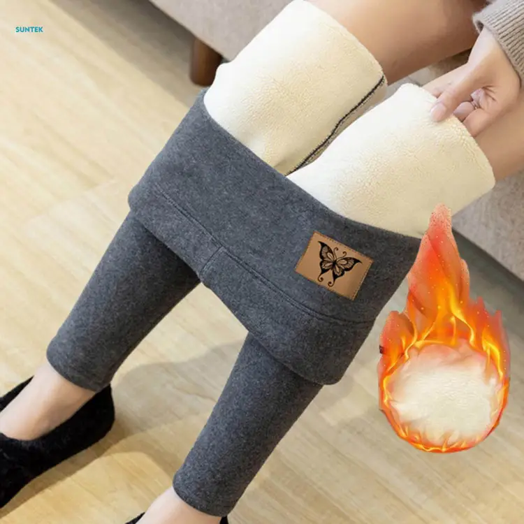 Women Winter Leggings Thermal Elastic Tights Pants Soft Skinny