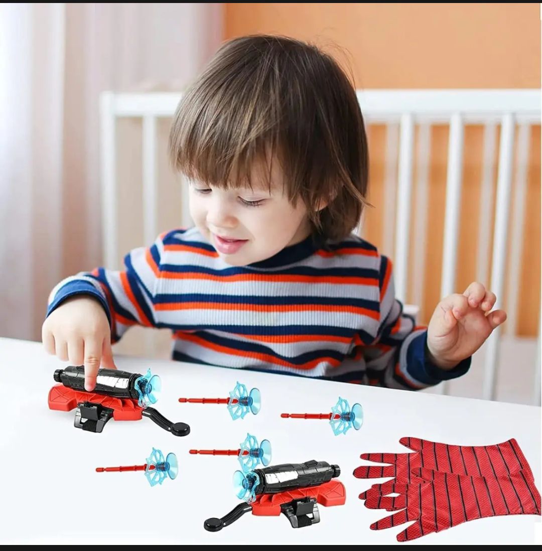 Unleash Spidey's Powers Spiderman Action Toy Figure Web Shooter Set for Heroes