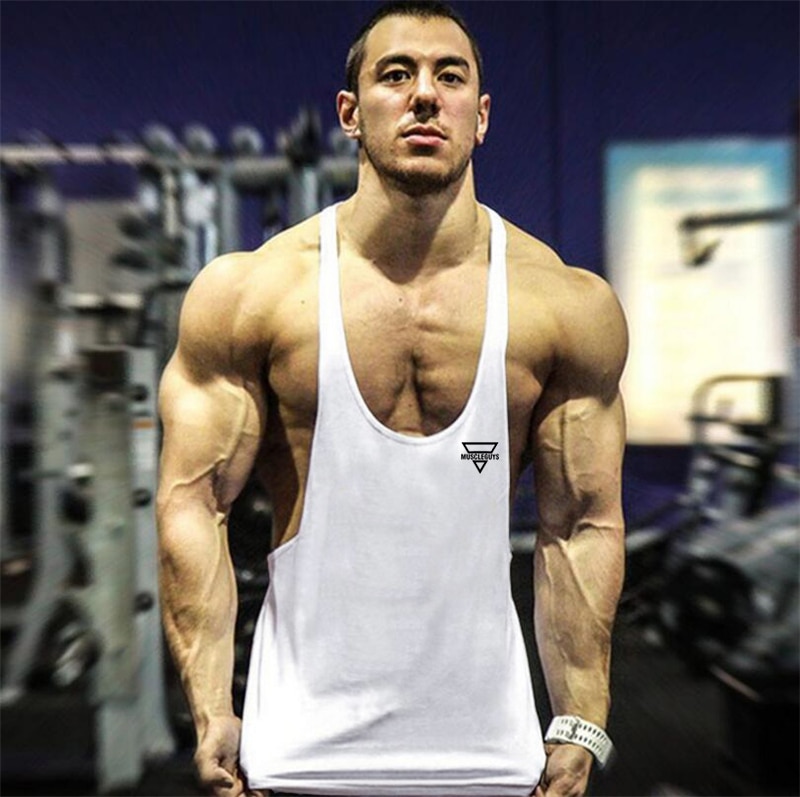 New Bodybuilding Stringer Tank Top Men 