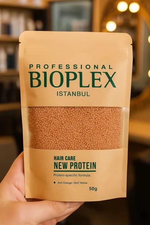 Bioplex Hair Protein 50g – Golden Protein Balls for Damage-Free Bleaching & Coloring