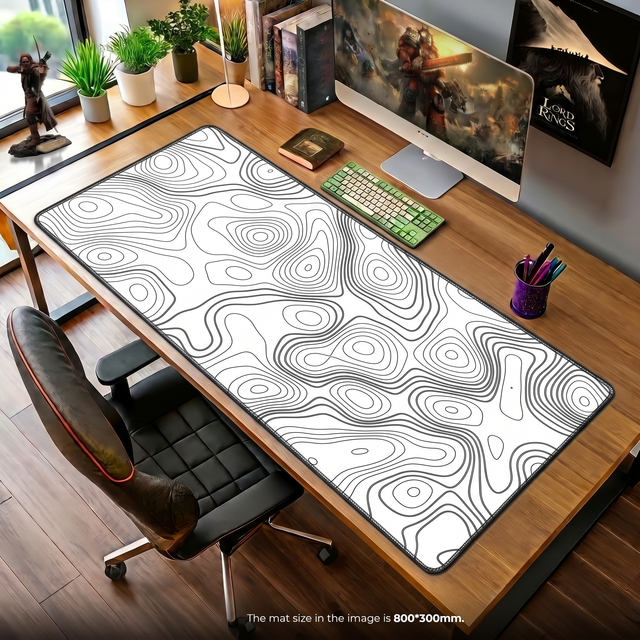 SIXZO Gaming Mouse Pad 800*300mm with 3mm thickness for Gaming and office Desk Mat Pad Mousepad