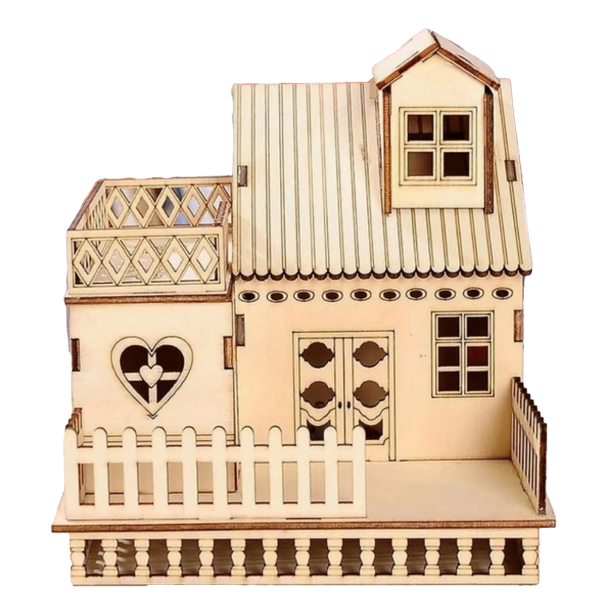 Wonderful Gifts 3D Toy House Doll Gothic Villa Educational Wooden Miniature Construction Kids Toys Wood Crafts Home Decor