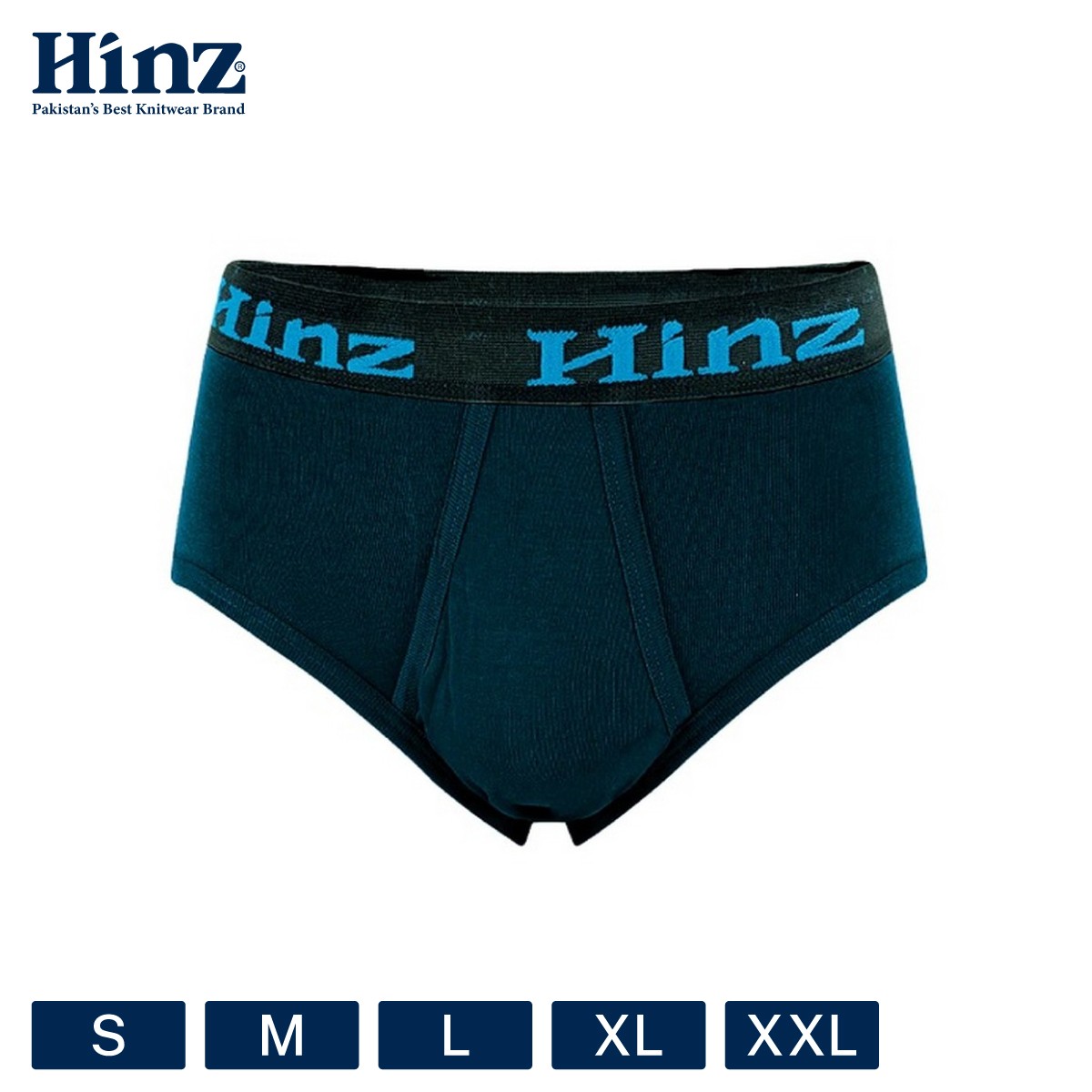 Hinz Signature Cotton Briefs for Men – 100% Combed Cotton Underwear, Soft Breathable Comfortable Daily Wear Men’s Briefs