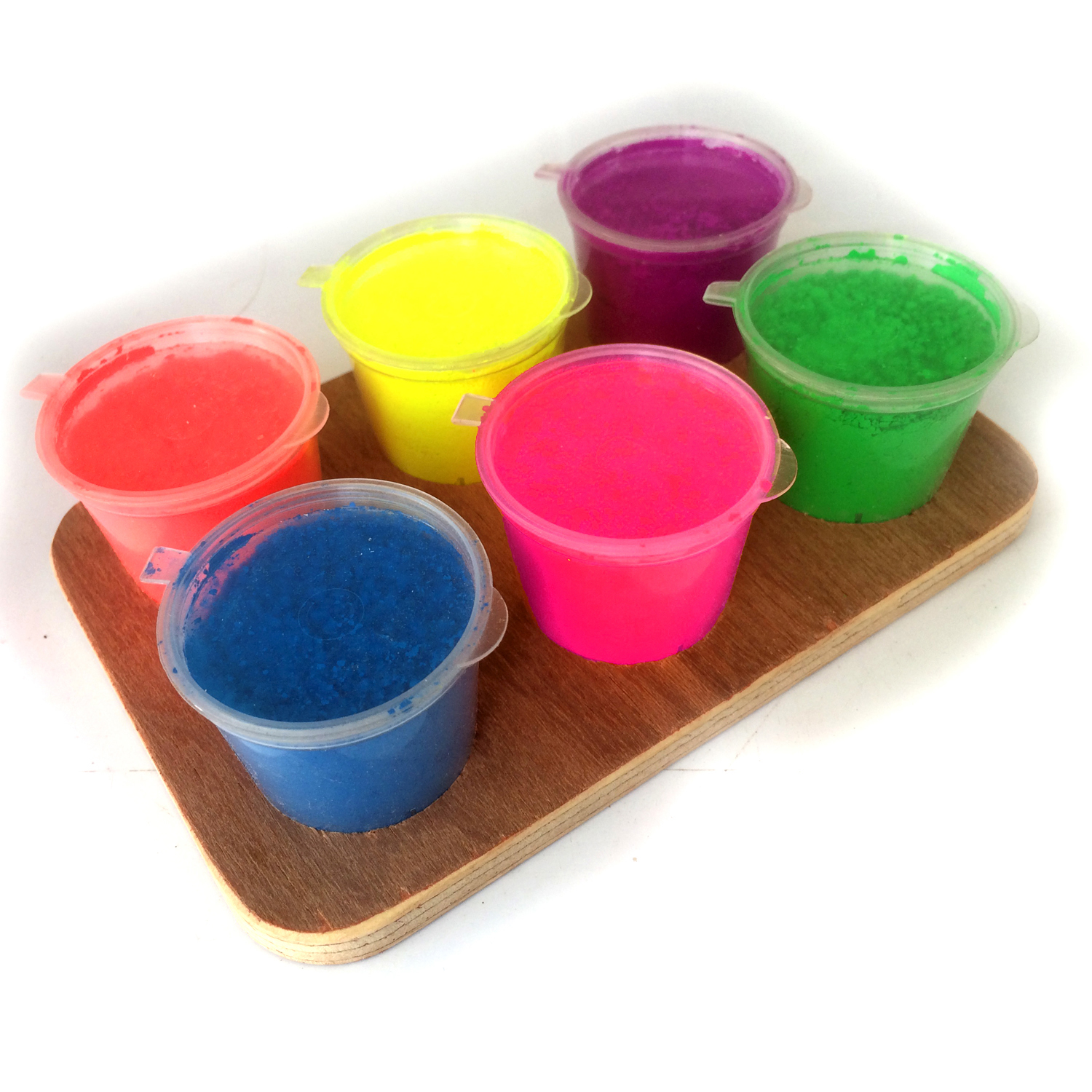 6 Shades Fluorescent Pigment Powders for Art and Craft - 50g | Daraz.pk