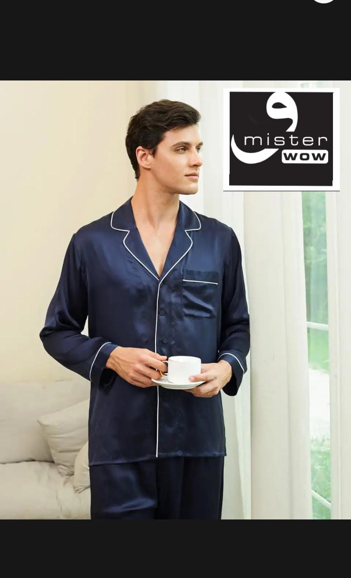 Men's Pajamas Set New in Single-breasted Long Sleeve  Pijama Male Home Clothes Winter Sleepwear For Sleeping