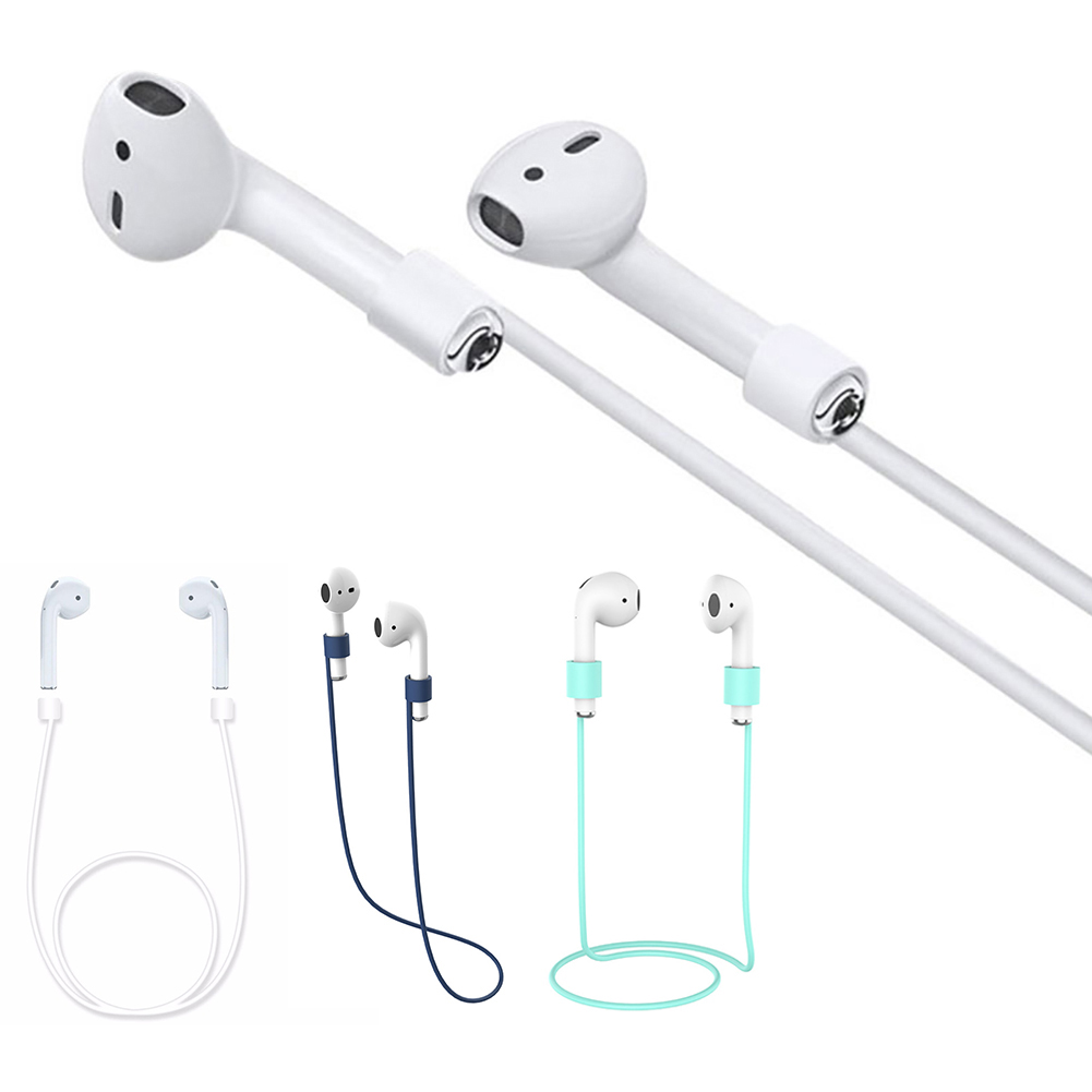 Silicone Neckband Anti-lose Cable Lanyard for AirPods Bluetooth