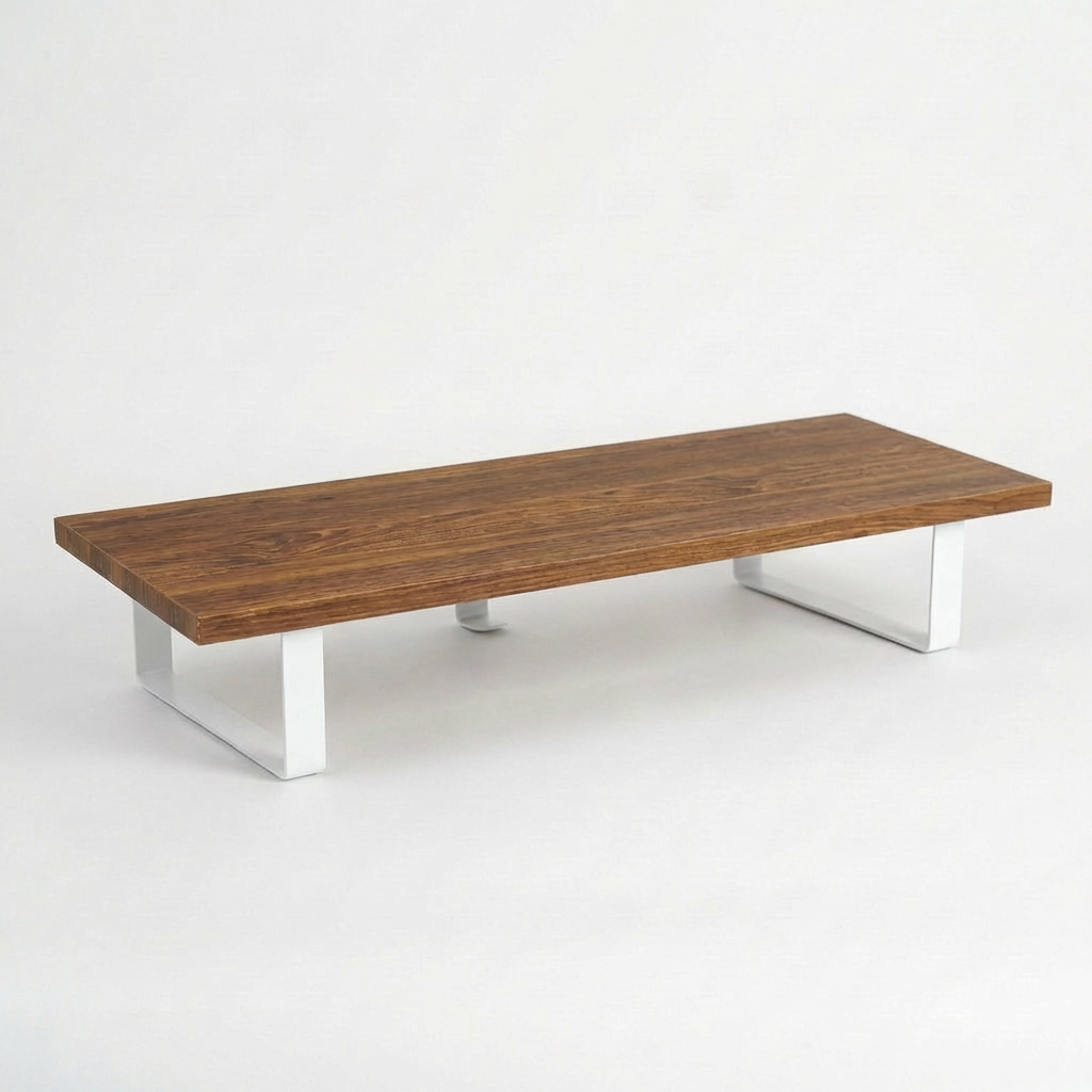 24x9in Wooden+White