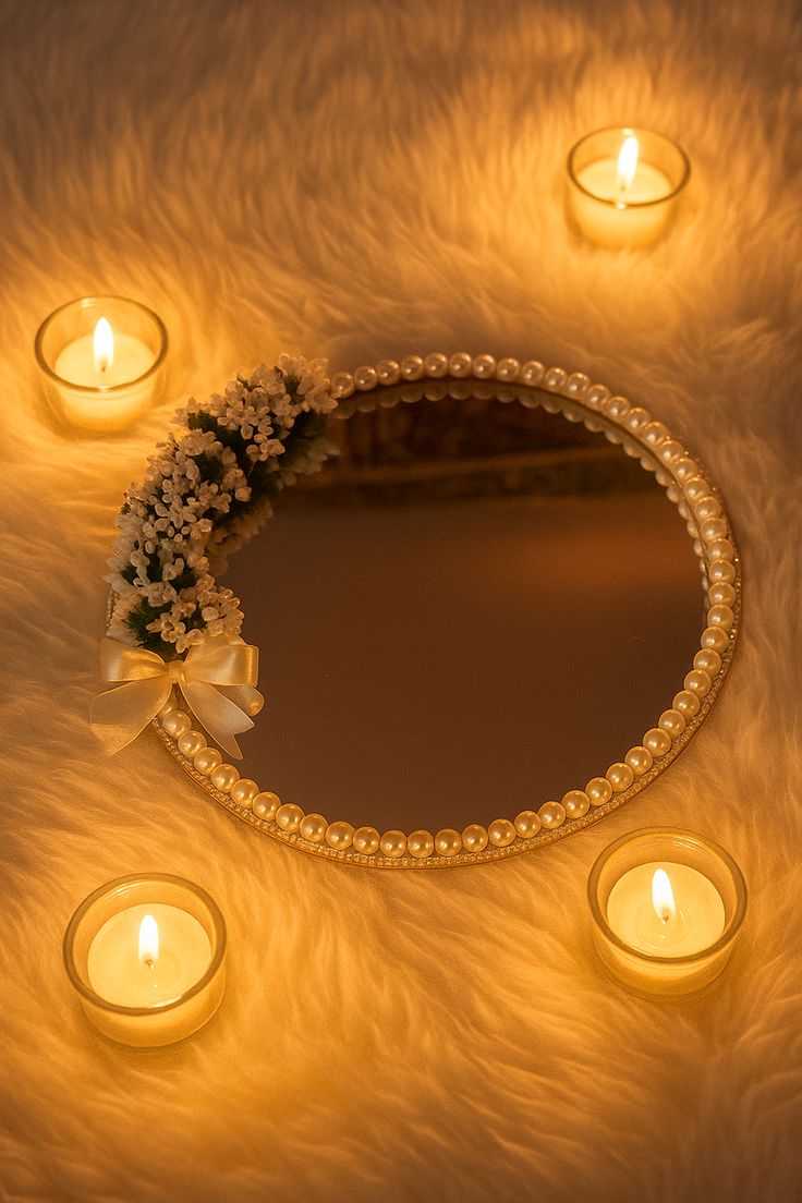 Customized Nikkah Tray with Name for Elegant Engagement Tray Decoration – Luxury Nikkah Tray Mirror Design for Engagement Ceremony – Premium Quality Engagement Tray for Rings and Personalized Nikkah Mirror Tray – Custom Engagement Trays for Wedding Ring D