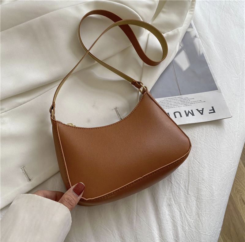 Trendy Fashion Women's Hobo Style Shoulder Bags, Handbags for girls, PU Leather Underarm Shoulder Bag Casual Female Shopper Tote Bag Luxury Hobos Bags, Ladies Bag's, hand bag for girls,