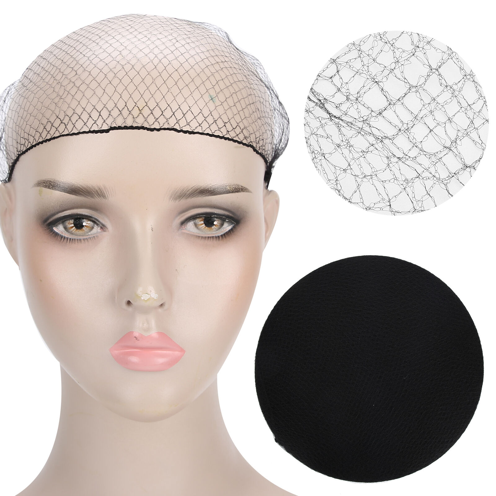 Hair Wig Packing Net | Hairnet Nylon Disposable Wig Cap Breathable Hair Mesh Net 4 pcs