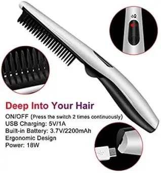 hair comb & beard straightener