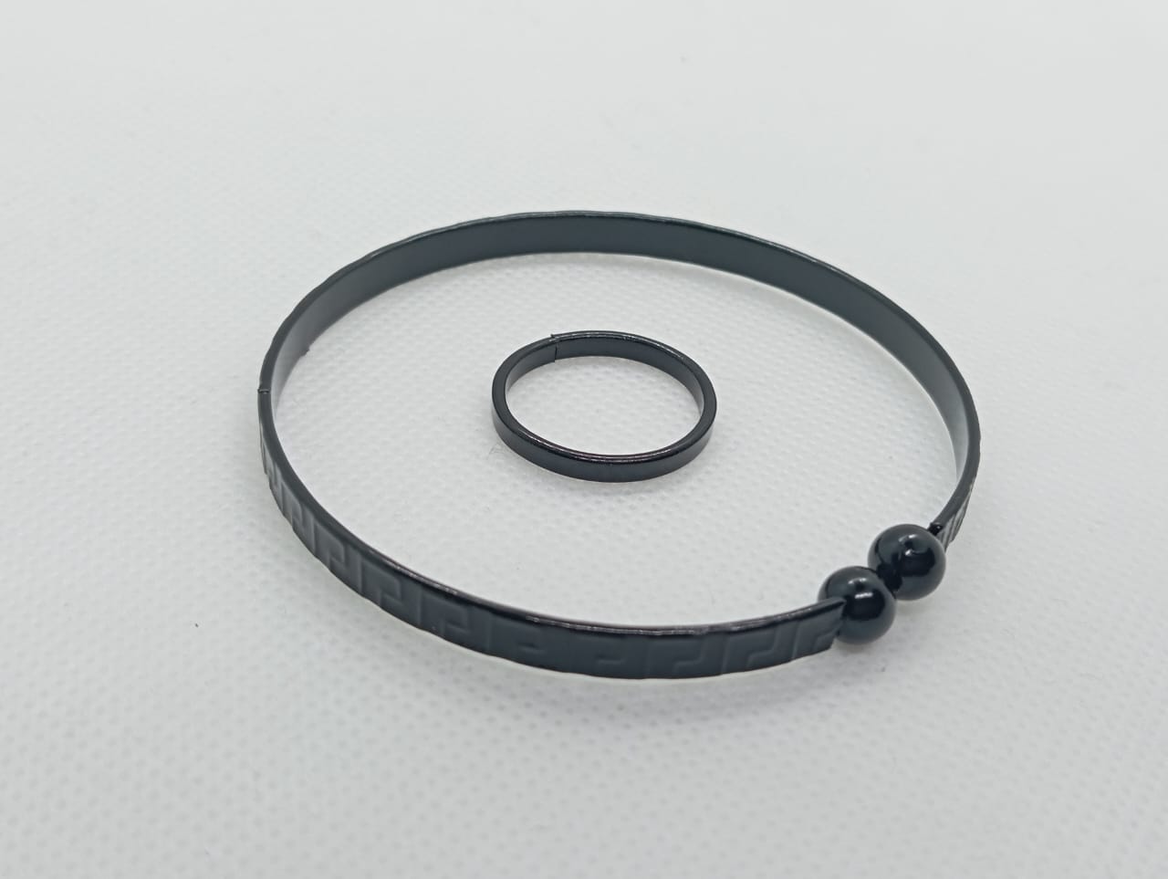 Adjustable kara for girls with free matching ring