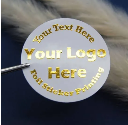 50 Pcs Custom Logo stickers For Your Business - wedding stickers - design your own stickers - personalized bottle Labels