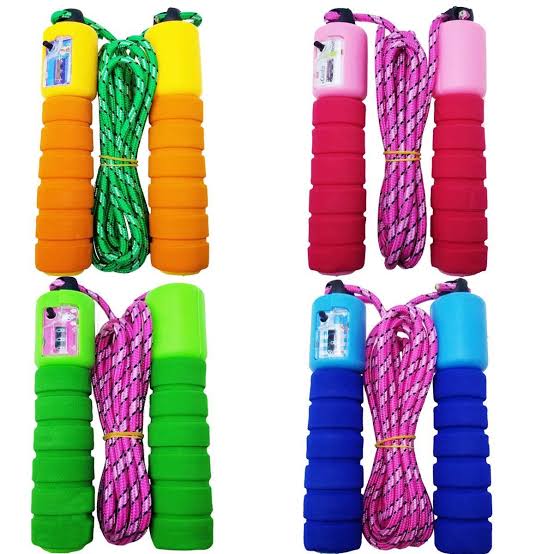Sports Jump Ropes with Counter Sports Fitness Adjustable Fast Speed Counting Jump Skip Rope Skipping Wire
